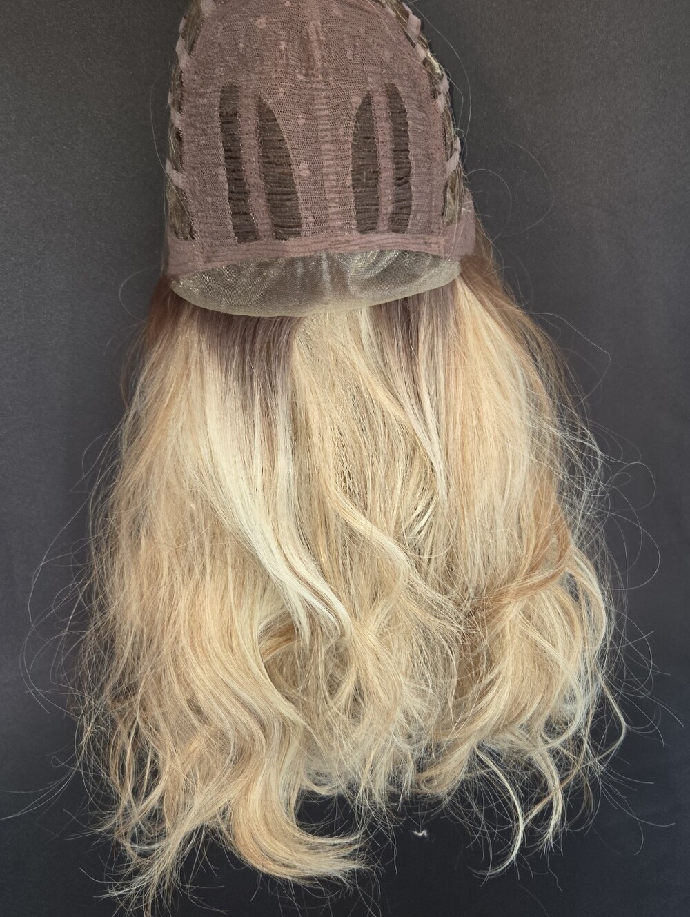 Blonde Long Wavy Women’s Wig - Natural Blonde Blend - Picture 6 of 8